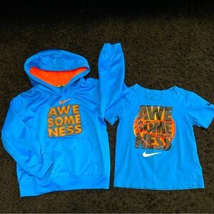 2 Nike basketball tops ￼size 6/7